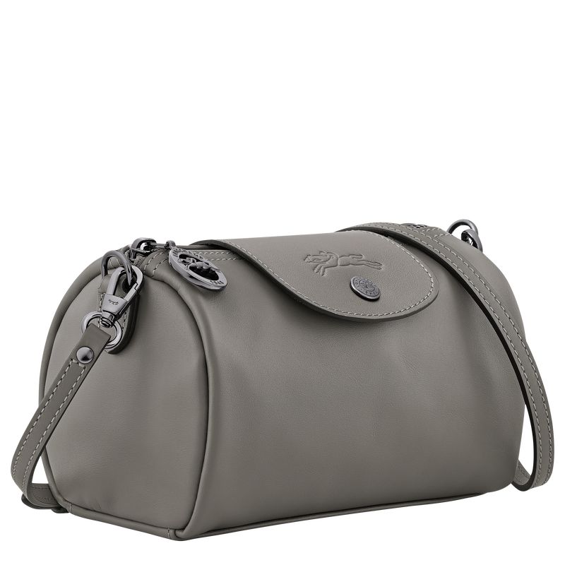 Torebki Małe Damskie Longchamp Le Pliage Xtra XS Crossbody Leather Turtledove | PL9295FD