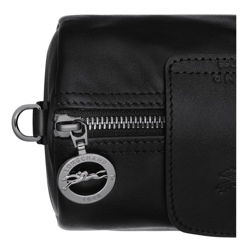 Torebki Małe Damskie Longchamp Le Pliage Xtra XS Crossbody Leather Czarne | PL9290LI