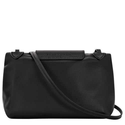 Torebki Małe Damskie Longchamp Le Pliage Xtra XS Crossbody Leather Czarne | PL9262YX