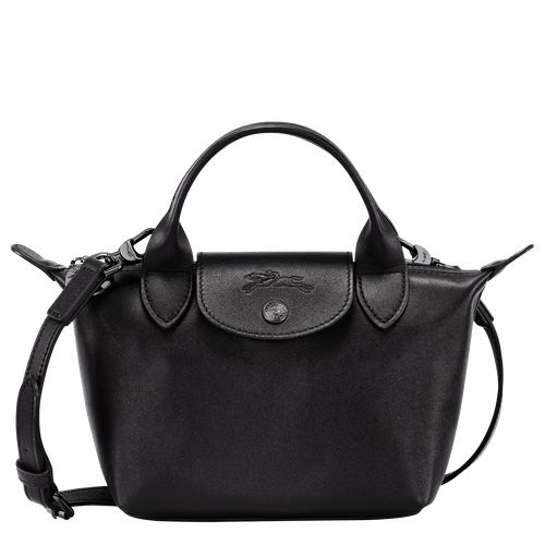 Torebki Małe Damskie Longchamp Le Pliage Xtra XS Handbag Leather Czarne | PL9260RV