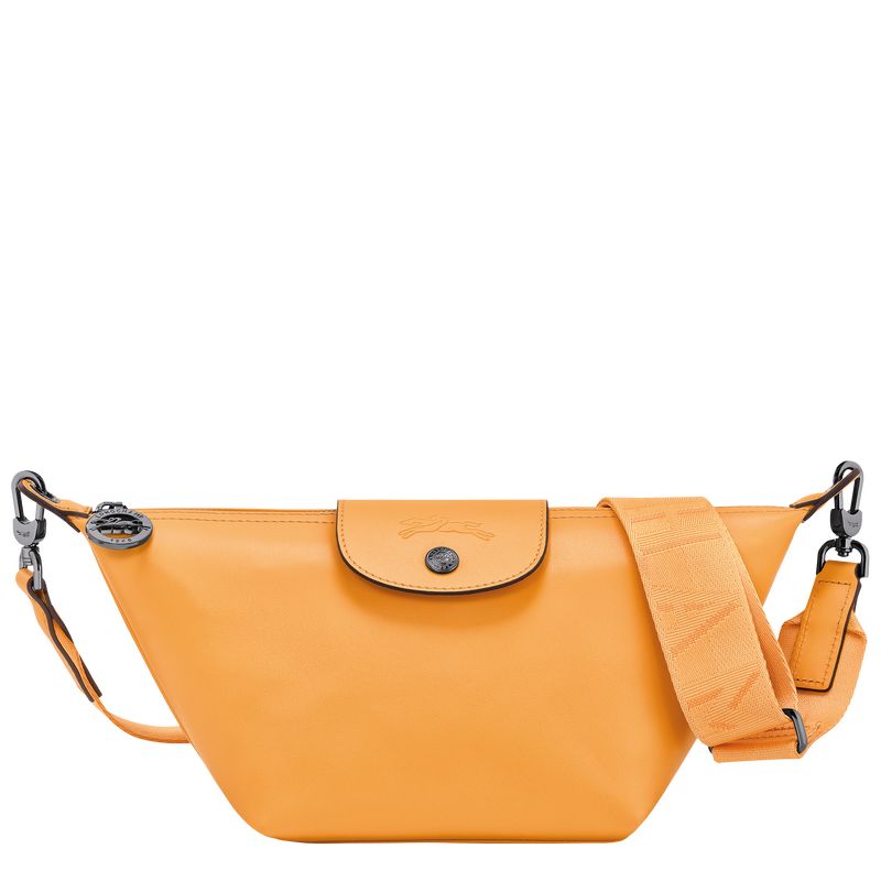 Torebki Małe Damskie Longchamp Le Pliage Xtra XS Crossbody Leather Morelowe | PL9360QM