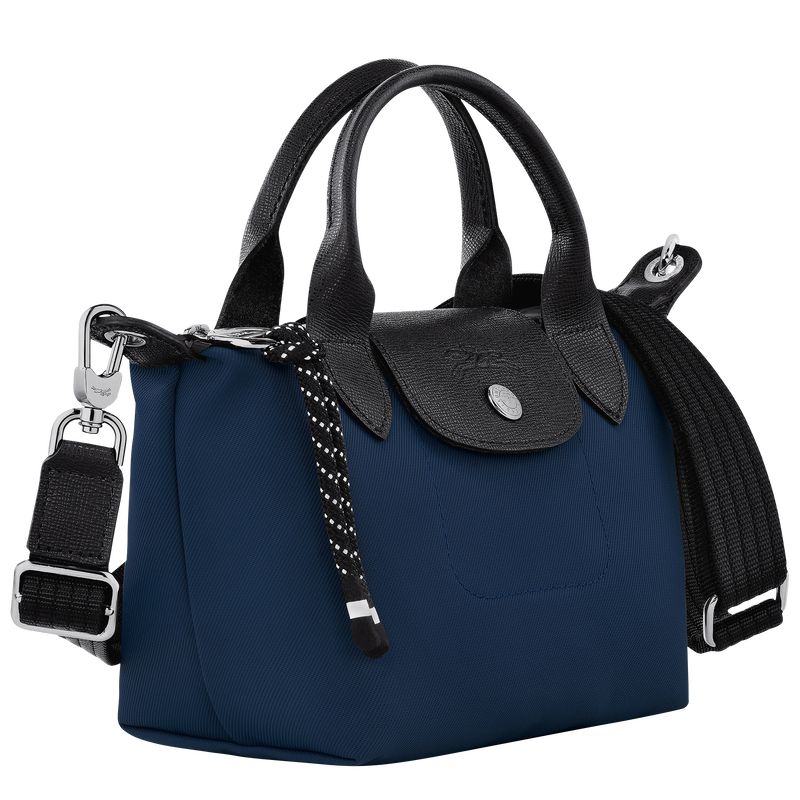 Torebki Małe Damskie Longchamp Le Pliage Energy XS Handbag Recycled canvas Granatowe | PL9319AH