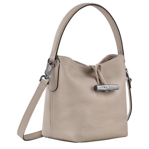 Torebki Małe Damskie Longchamp Le Roseau Essential XS Bucket Leather Clay | PL9271GS