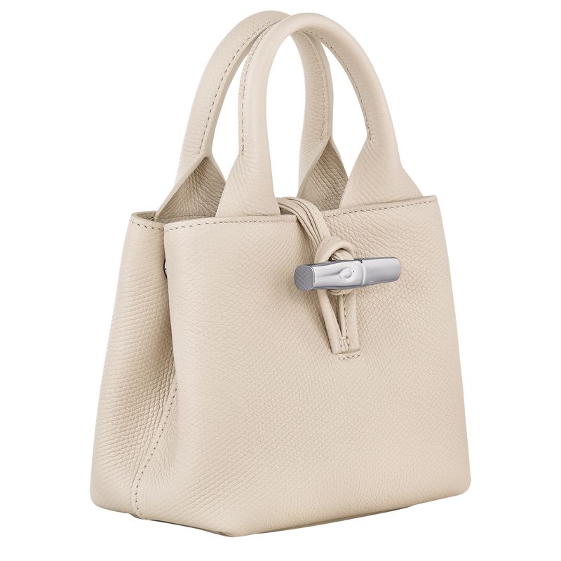 Torebki Małe Damskie Longchamp Le Roseau XS Handbag Leather Paper | PL9329XY