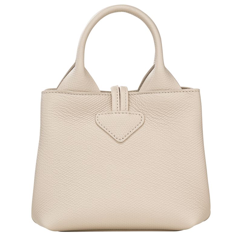 Torebki Małe Damskie Longchamp Le Roseau XS Handbag Leather Paper | PL9329XY