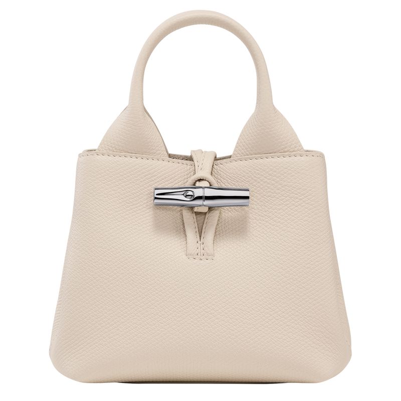 Torebki Małe Damskie Longchamp Le Roseau XS Handbag Leather Paper | PL9329XY