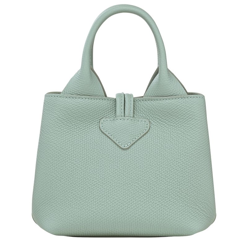 Torebki Małe Damskie Longchamp Le Roseau XS Handbag Leather Celadon | PL9326KO