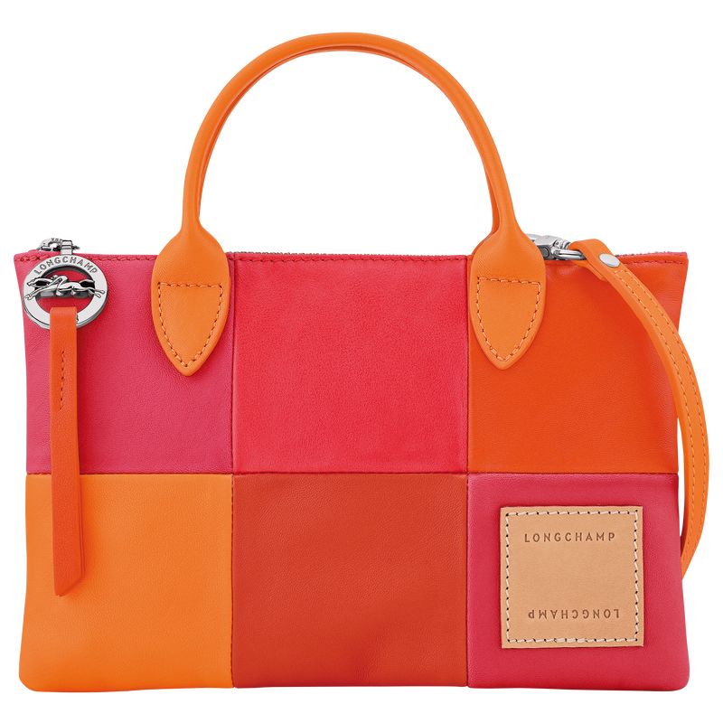 Torebki Małe Damskie Longchamp Re-play XS Handbag Leather Carrot | PL9282MQ