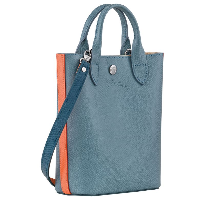 Torebki Małe Damskie Longchamp Épure XS Tote Leather Niebieskie | PL9383VR