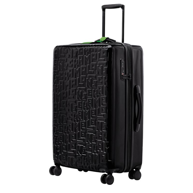 Walizki Męskie Longchamp LGP Travel L Polycarbonate Czarne | PL7169IL