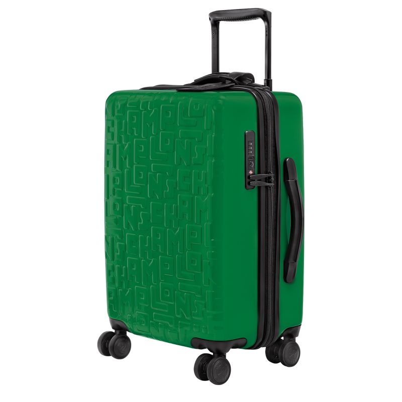 Walizki Męskie Longchamp LGP Travel M Polycarbonate Zielone | PL7168OK