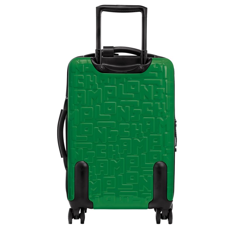 Walizki Męskie Longchamp LGP Travel M Polycarbonate Zielone | PL7168OK